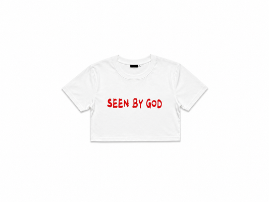 "SEEN BY GOD" Crop Top