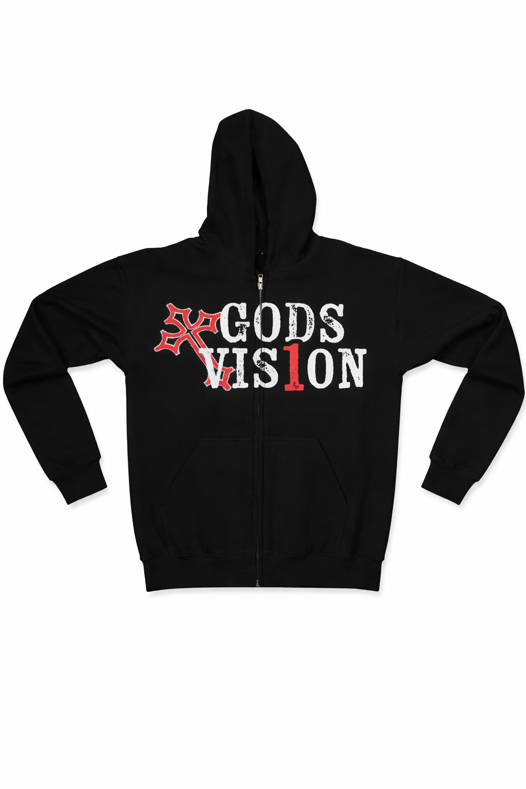 GODS VIS1ON ZIP UP HOODIE