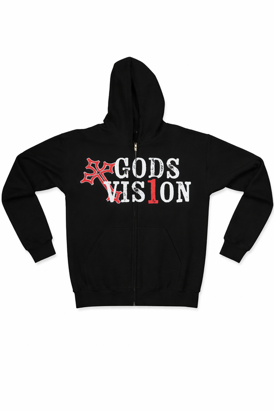GODS VIS1ON ZIP UP HOODIE