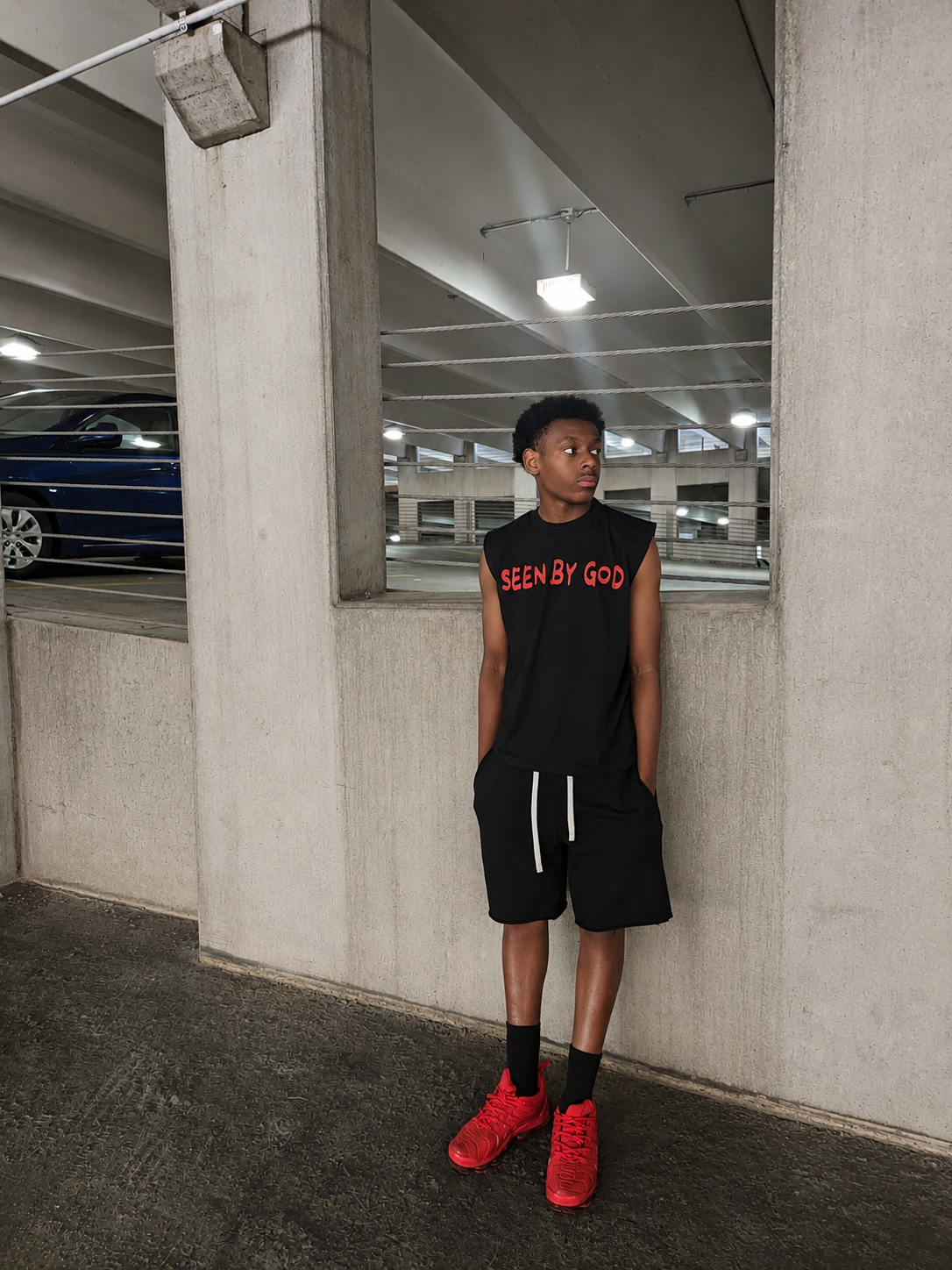 "SEEN BY GOD" Sleeveless Tee