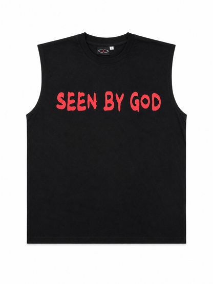 "SEEN BY GOD" Sleeveless Tee