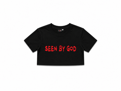 "SEEN BY GOD" Crop Top