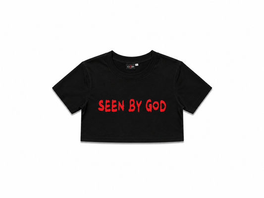 "SEEN BY GOD" Crop Top
