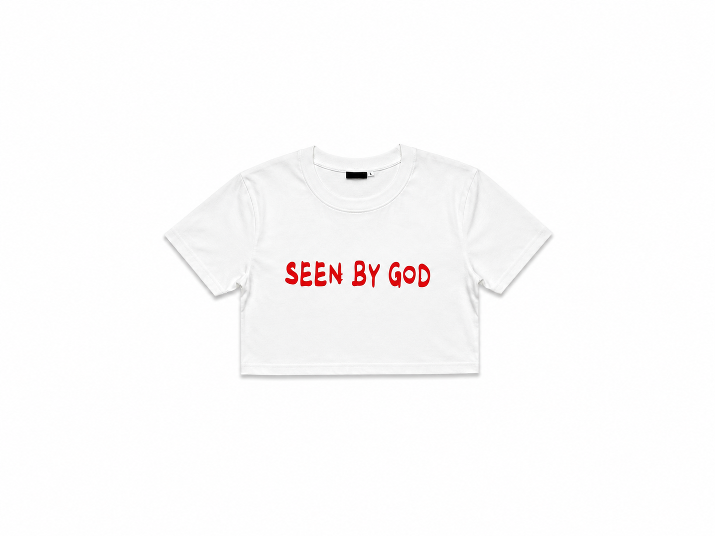 "SEEN BY GOD" Crop Top