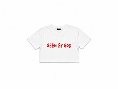 "SEEN BY GOD" Crop Top
